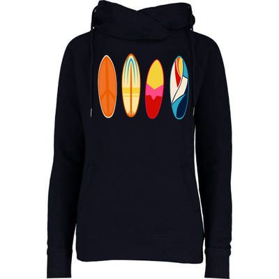 Surf Lover Summer Womens Funnel Neck Pullover Hood