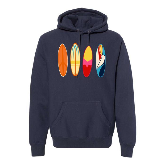 Surf Lover Summer Premium Hoodie