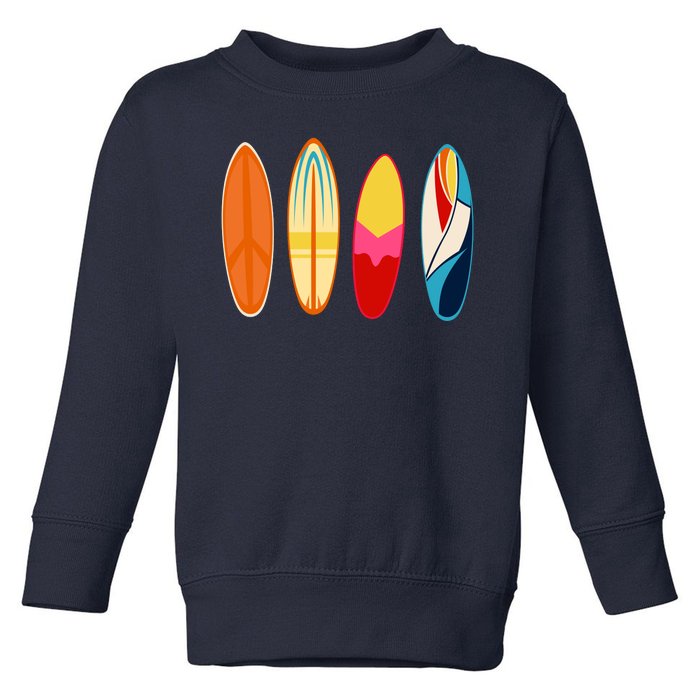 Surf Lover Summer Toddler Sweatshirt