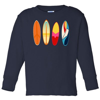 Surf Lover Summer Toddler Long Sleeve Shirt