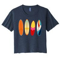 Surf Lover Summer Women's Crop Top Tee