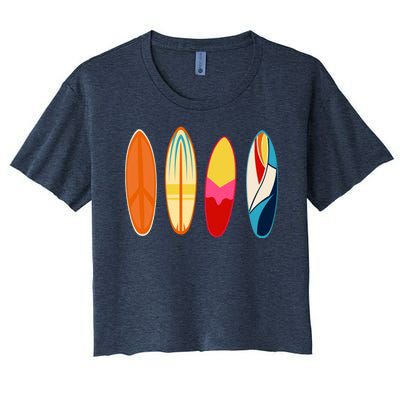 Surf Lover Summer Women's Crop Top Tee