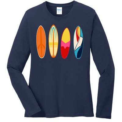 Surf Lover Summer Ladies Long Sleeve Shirt