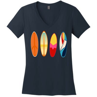 Surf Lover Summer Women's V-Neck T-Shirt