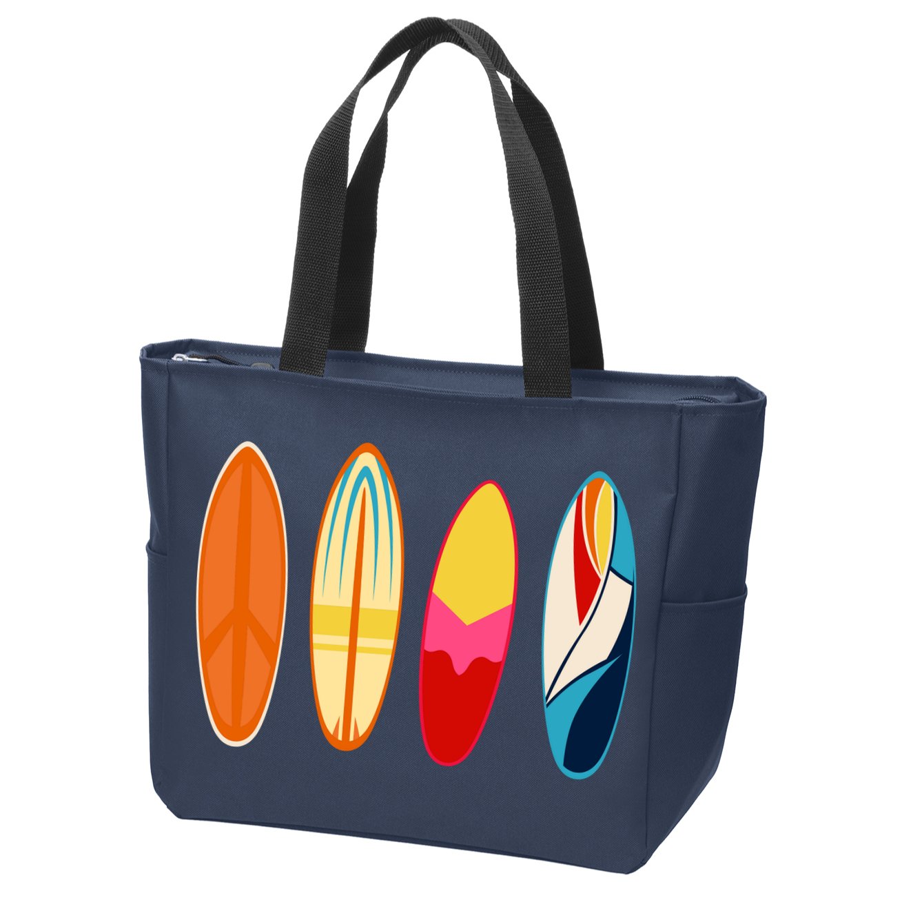 Surf Lover Summer Zip Tote Bag