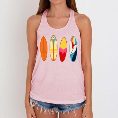 Surf Lover Summer Women's Knotted Racerback Tank