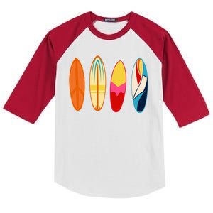 Surf Lover Summer Kids Colorblock Raglan Jersey