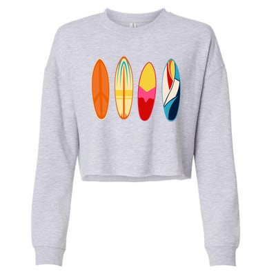 Surf Lover Summer Cropped Pullover Crew