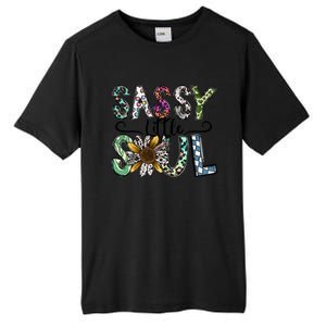 Sassy Little Soul Funny Floral Leopard Tall Fusion ChromaSoft Performance T-Shirt