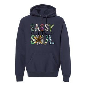 Sassy Little Soul Funny Floral Leopard Premium Hoodie