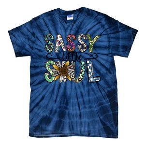 Sassy Little Soul Funny Floral Leopard Tie-Dye T-Shirt