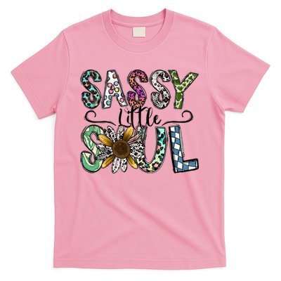 Sassy Little Soul Funny Floral Leopard T-Shirt