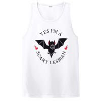 Scary Lesbian Sapphic Wlw Pride Lesbian PosiCharge Competitor Tank