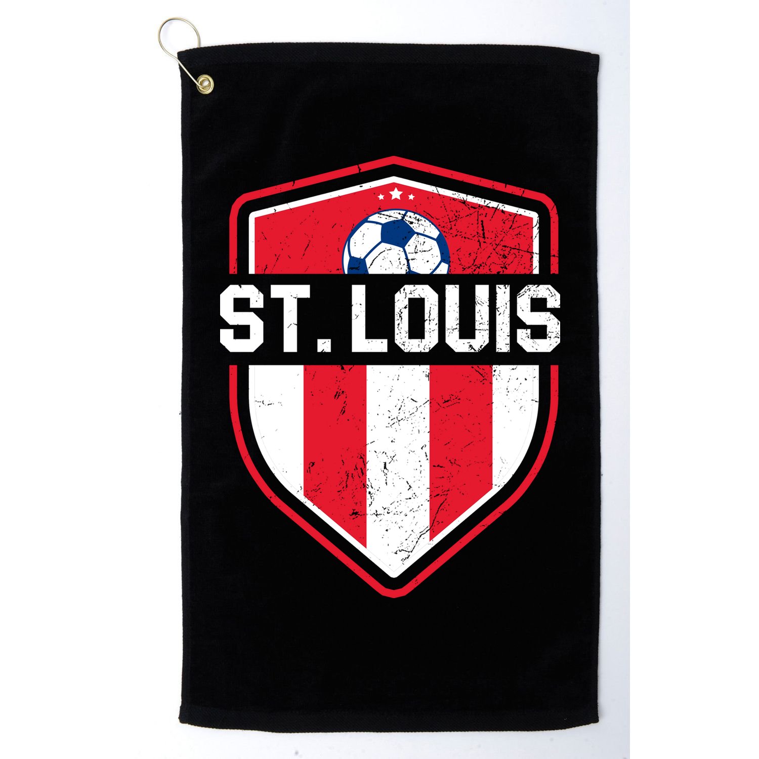 St Louis Soccer Vintage Golf Towel