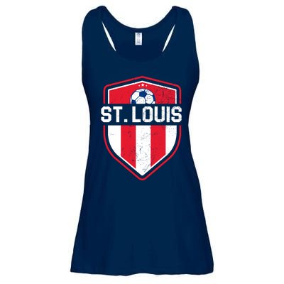 St Louis Soccer Vintage Ladies Essential Flowy Tank