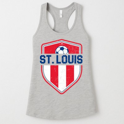St Louis Soccer Vintage Womens Tank Top