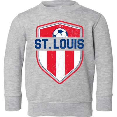 St Louis Soccer Vintage Toddler Sweatshirt