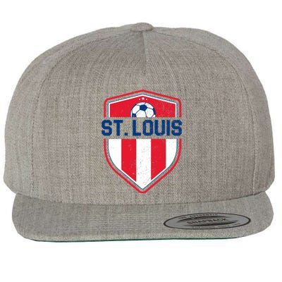 St Louis Soccer Vintage Wool Snapback Cap