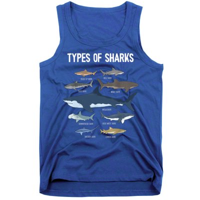 Shark Lover Shirt, Shark Lover Gift, Types Of Shark Tank Top
