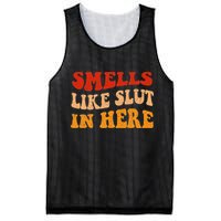Smells Like Slut In Here Mesh Reversible Basketball Jersey Tank