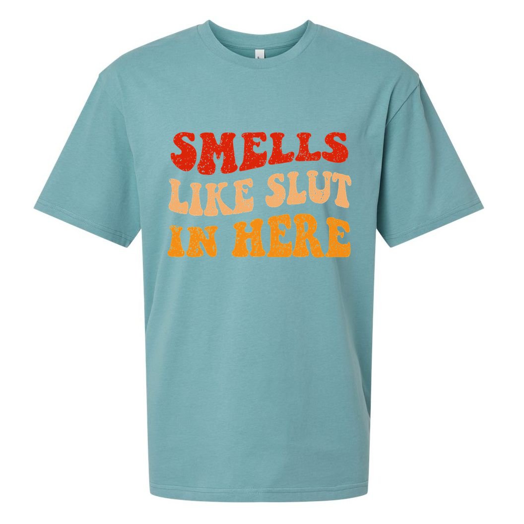 Smells Like Slut In Here Sueded Cloud Jersey T-Shirt
