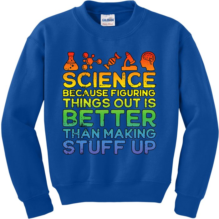 Science Lover Science Student Chemistry Funny Science  Kids Sweatshirt