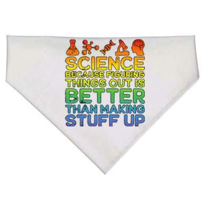 Science Lover Science Student Chemistry Funny Science  USA-Made Doggie Bandana