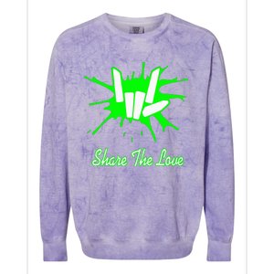 Share Love Colorblast Crewneck Sweatshirt