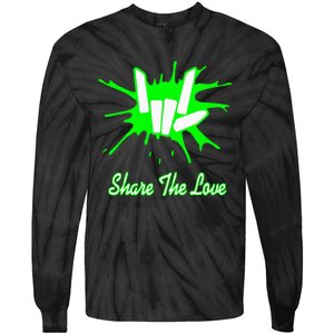 Share Love Tie-Dye Long Sleeve Shirt