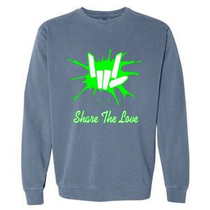 Share Love Garment-Dyed Sweatshirt