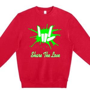 Share Love Premium Crewneck Sweatshirt