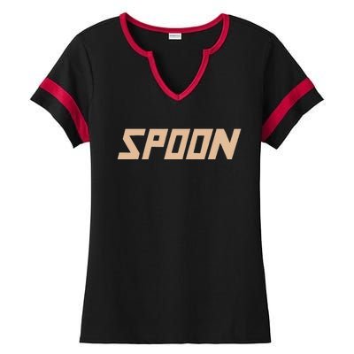 Spoon Logo Ladies Halftime Notch Neck Tee