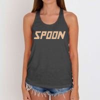 Spoon Logo Women's Knotted Racerback Tank