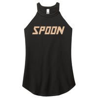 Spoon Logo Women's Perfect Tri Rocker Tank