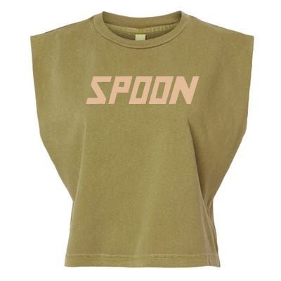 Spoon Logo Garment-Dyed Women's Muscle Tee