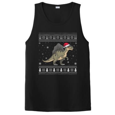 Spinosaurus Lovers Santa Ugly Xmas Sweater PosiCharge Competitor Tank