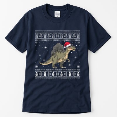 Spinosaurus Lovers Santa Ugly Xmas Sweater Tall T-Shirt