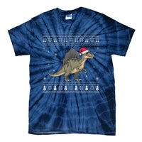 Spinosaurus Lovers Santa Ugly Xmas Sweater Tie-Dye T-Shirt