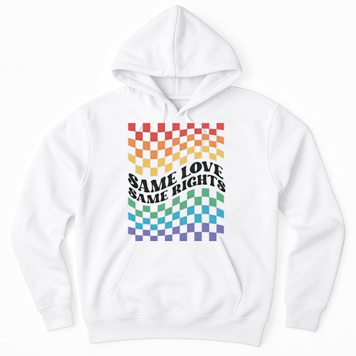 Same Love Same Rights Pride Month Love Is Love LGBTQ LGBT Hoodie