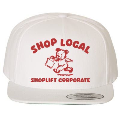 Shop Local Wool Snapback Cap