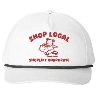 Shop Local Snapback Five-Panel Rope Hat