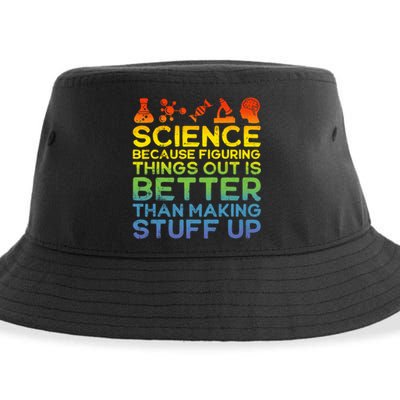 Science Lover Science Student Chemistry Funny Science Sustainable Bucket Hat