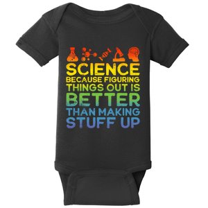 Science Lover Science Student Chemistry Funny Science Baby Bodysuit