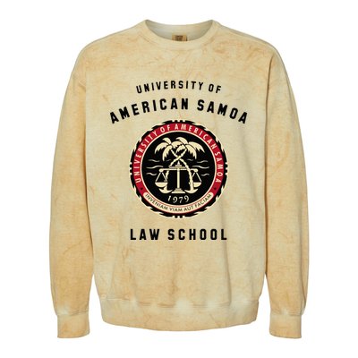 Samoa Law School Colorblast Crewneck Sweatshirt