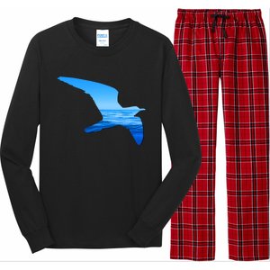 Seagull Lovers Silhouette Earth Day And Ocean Week Gift Long Sleeve Pajama Set