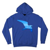 Seagull Lovers Silhouette Earth Day And Ocean Week Gift Hoodie