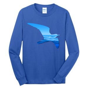 Seagull Lovers Silhouette Earth Day And Ocean Week Gift Tall Long Sleeve T-Shirt