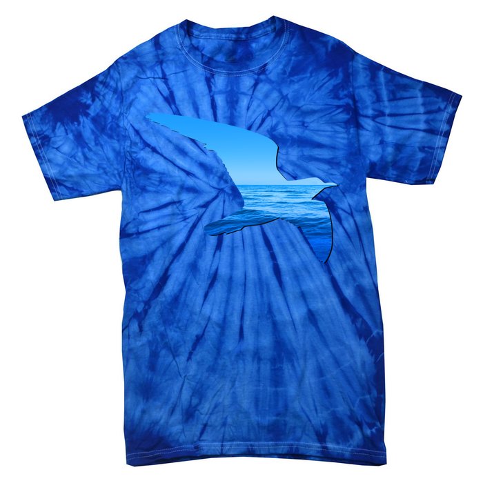 Seagull Lovers Silhouette Earth Day And Ocean Week Gift Tie-Dye T-Shirt