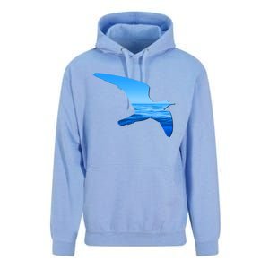 Seagull Lovers Silhouette Earth Day And Ocean Week Gift Unisex Surf Hoodie