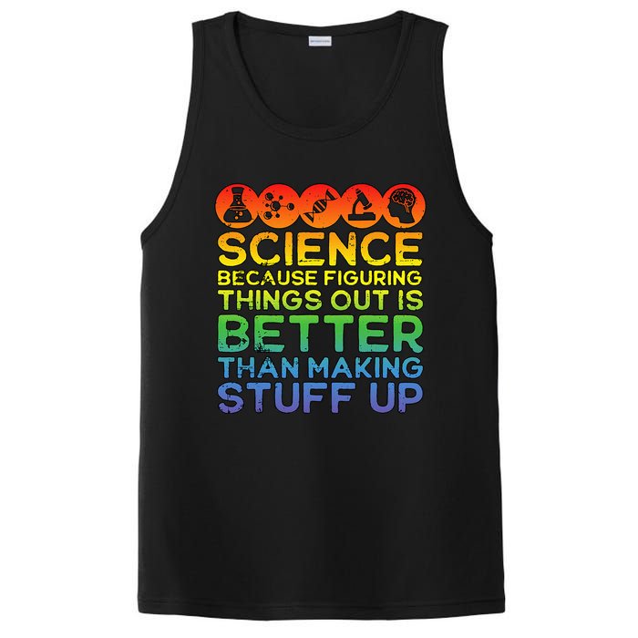 Science Lover Science Teacher Science Is Real Science PosiCharge Competitor Tank